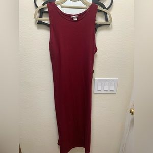 A New Day Burgundy bodycon dress